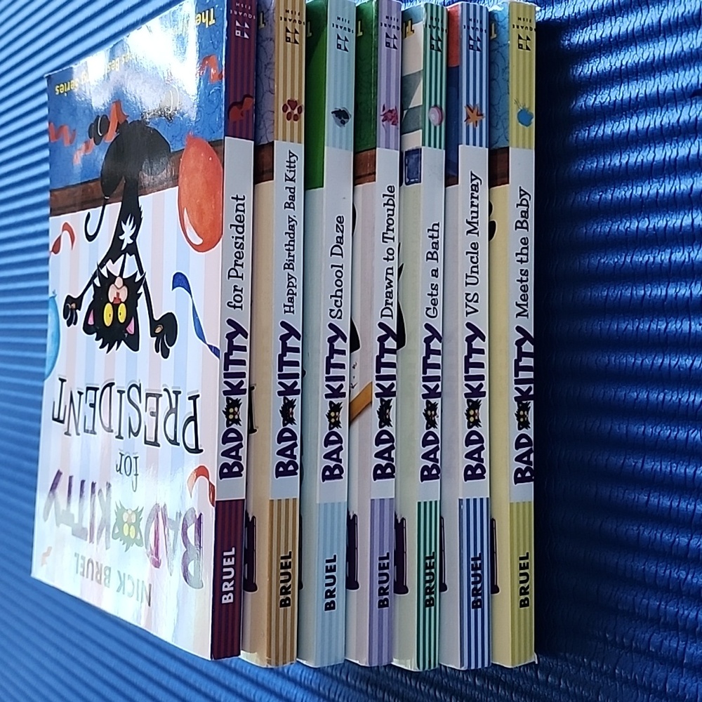 Nick Bruel Bad Kitty Book Set (7)